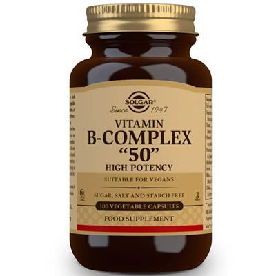 Solgar Formula Vitamin B Complex ''50'' 100 Veg Caps