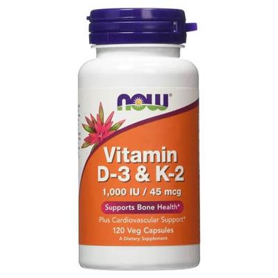 Now Foods Vitamin D3 & K2 120caps