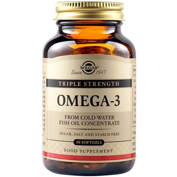 Solgar Omega 3 Triple Strength 50 softgels