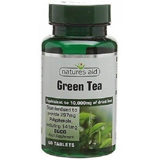 Natures Aid Green Tea 10,000mg 60tabs