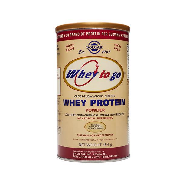 Solgar Whey To Go Protein Chocolate 454gr