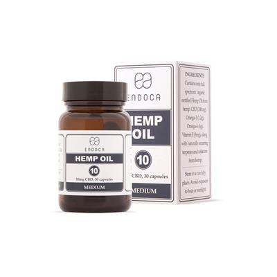 Endoca Hemp Oil Capsules 300mg CBD - 30pcs