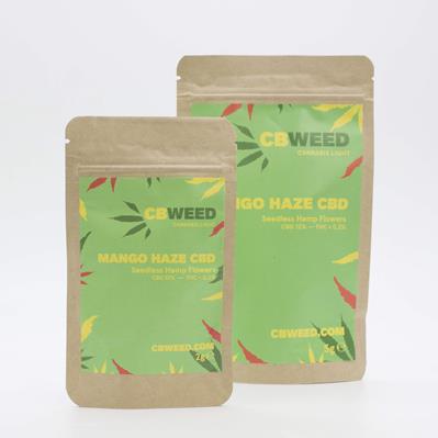 Cbweed Cannabis Flower Light Mango Haze CBD 2gr