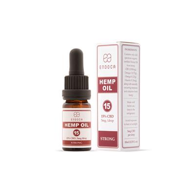 Endoca Hemp Oil Drops 1500mg CBD 15% 10ml