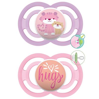 Mam Perfect Silicone Pacifier 6-16M Pink, 2pcs (221S)