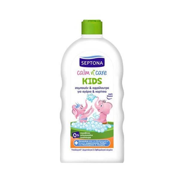 Septona Calm N Care Kids Shampoo & Shower Gel for Boys & Girls 750ml