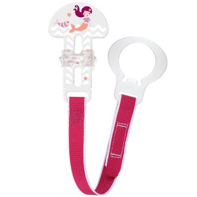 Mam Clip - Pink Pacifier Ribbon (310)