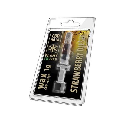 Plant Of Life 66% CBD Wax Strawberry Diesel 0.5ml
