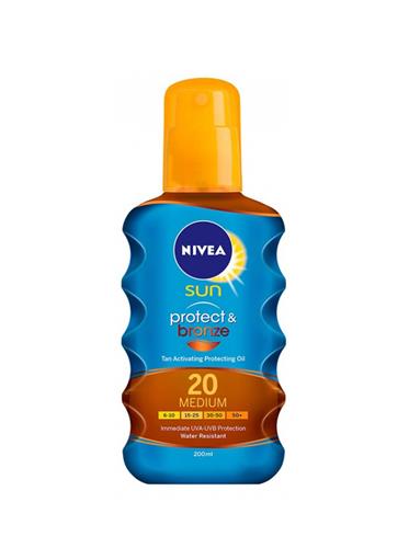 Nivea Sun Protect & Bronze SPF20 200ml