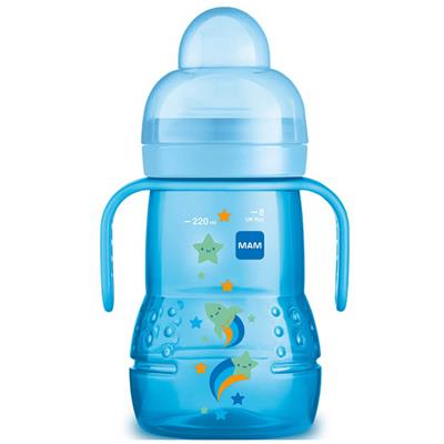 Mam Trainer Glass 4m+ Blue 220ml (450)