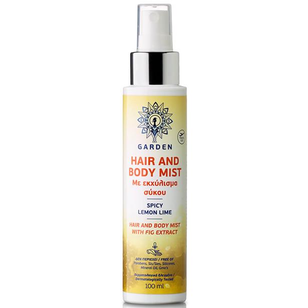Garden Hair and Body Mist Spicy Lemon Lime 100ml