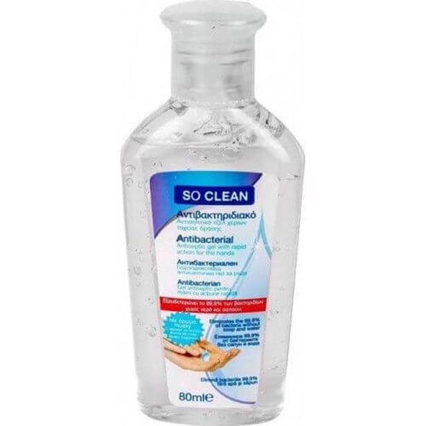 So Clean Antibacterial Hand Gel 80ml